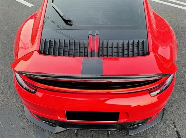 High Quality Carbon Fiber Rear Luggage Compartment Wing Spoiler for the 2019-2020  911 992 Two-door Body Kit